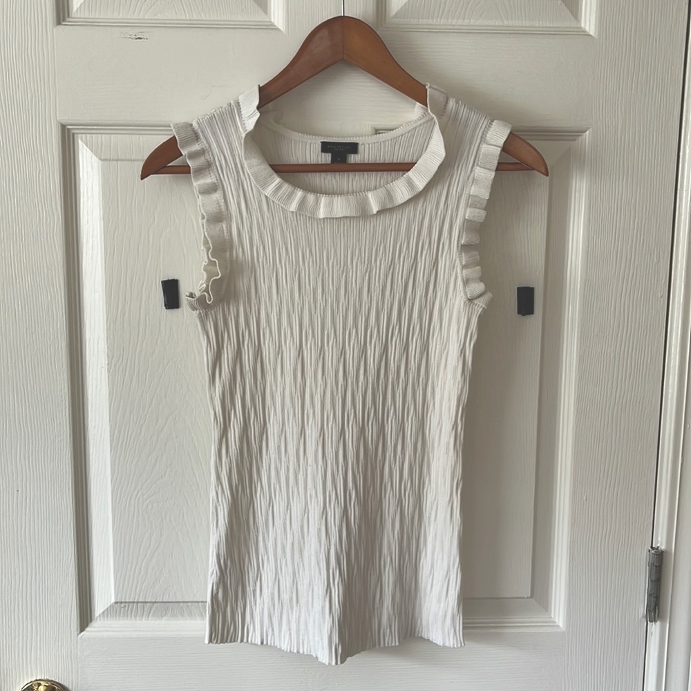 Ann Taylor Ruffle Tank